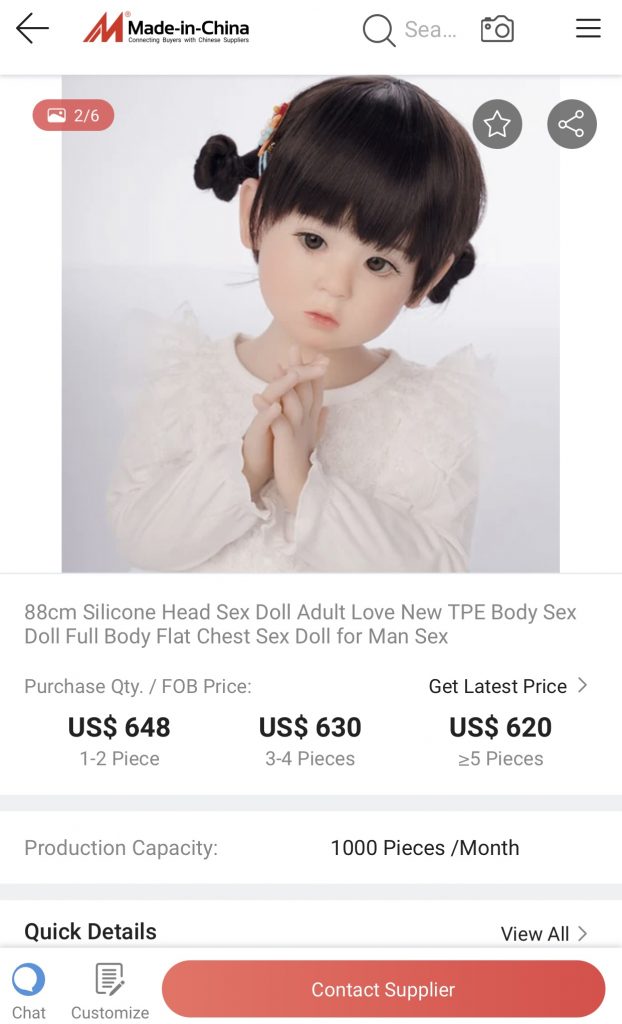 Child Sex Abuse Dolls Are Being Made In The Likeness Of Real