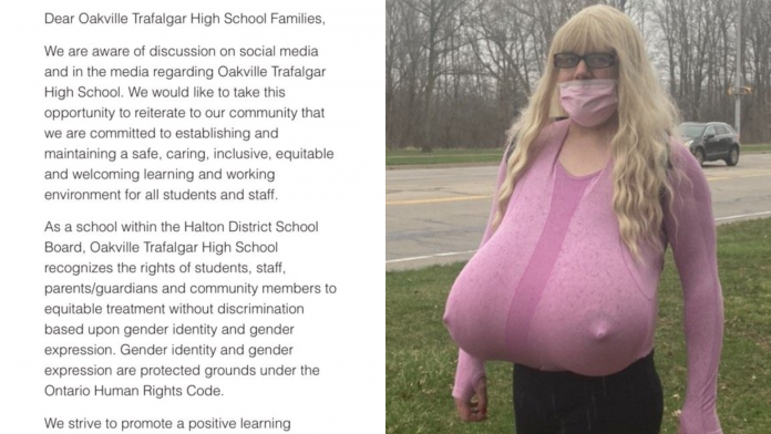 Ontario High School Defends Fetishistic Large Bust-Wearing
