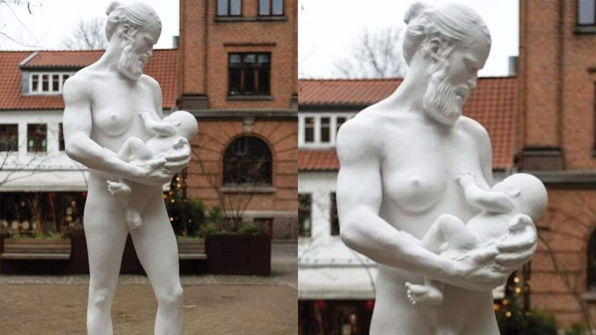 DENMARK: Statue of Man Breastfeeding At Former Women's Museum Prompts Criticism - Reduxx